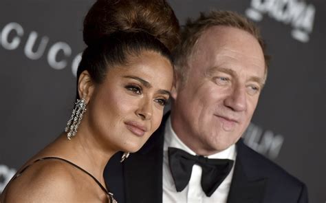 salma hayek y su esposo.